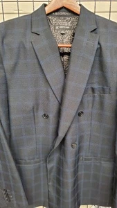 INC International Concepts Men's Blue Slim-Fit Blazer Coat Suit Jacket Size L - Picture 1 of 5