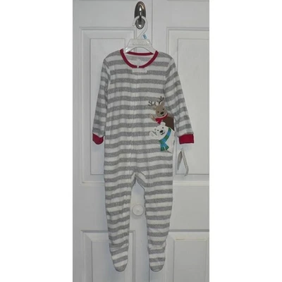 Jersey Koala Bebé Manga Larga Rayas Polar Reno y Patas de Oso 24M $20 Foto 1 de 4