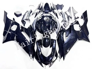Fit for YZF R6 2017-2019 Gloss Black Silver ABS Injection Bodywork Fairing Kit - Picture 1 of 9