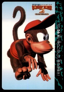 Super Konkey Kong 2 1996 Nintendo Bandai Diddy Kong Japón #56 - Imagen 1 de 2
