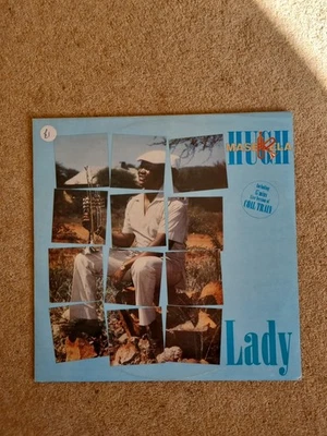 Hugh Masekela - Lady Vinyl 12" Single Jive Afrika Records UK 1985 - Image 1 of 4