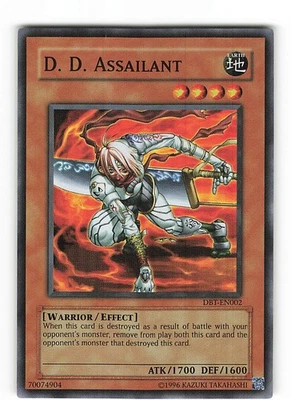 Yugioh D.D. ANGREIFER , dbt-en002 Super Rare englisch Near Mint  - Bild 1 von 2