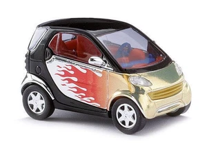 Busch 46191 Smart City Coupe Flame Of Gold Modello Del Giubileo HO 1:87 NUOVO - Foto 1 di 1