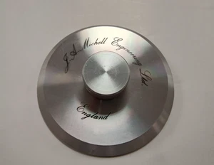 Michell Turntable Record Clamp Original Silver DECO - Picture 1 of 4