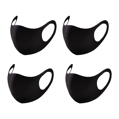 DAPETZ 4 x Reusable Face Mask Covering Washable Breathable Dust TFL Hospital Visitor