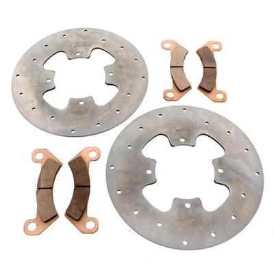 2013 2014 Arctic Cat Wildcat 4 1000 Front Brake Rotors & Severe Duty Brake Pads - Image 1 of 3