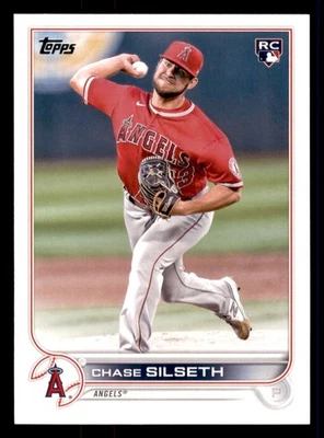 2022 Topps Update Chase Silseth #US192 Rookie Los Angeles Angels - Image 1 of 2