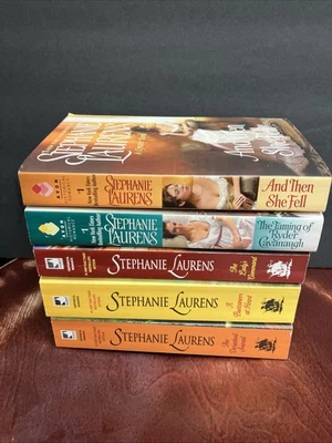 5 Books Stephanie Laurens 1-3 Adventurers Quartet Regency & Cynster Sisters Duo Foto 1 de 4