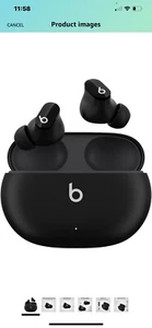 Beats Studio Buds - Auricolari per cancellazione del rumore wireless veri. Nero. Scatola non sigillata - Foto 1 di 2