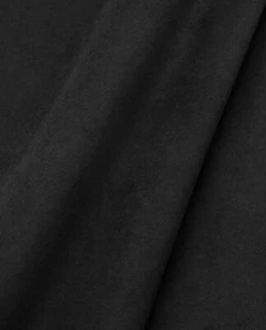154cm Moleskin Velvet: Black - price per metre - Picture 1 of 1
