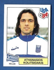 PANINI USA 94 FOOTBALLERS FIGURE - RECOVERY - N.271 KOLITSIDAKIS - HELLAS