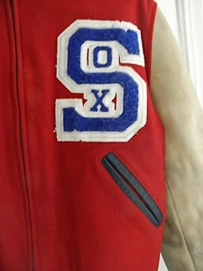 ULTRA RARE 1938-41 Chicago White Sox Baseball Club Mens Varsity Jacket L - Bild 1 von 12