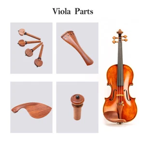 1 Set Electric Guitar Viola Accessories Sour Twig Wood No Inlay Pegs for Viola - Picture 1 of 7