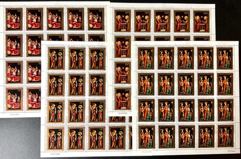 Dahomey #YTPA134-YTPA137 MNH CV€218.00 1970 Rhenish Nativity Magi [C132-C135] Cover