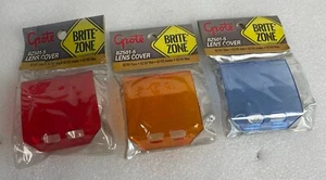 Set of 3 Grote BRITE ZONE Lens Covers (Orange, Blue, Red) - Foto 1 di 3