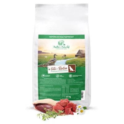 Müller’s Naturhof - Ente & Rentier - 15 kg - Hundefutter - Bild 1 von 3