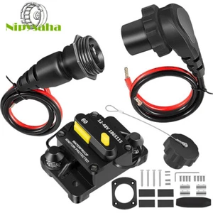 MKR-27 60 AMP Circuit Breaker 1865115 MKR-28 Trolling Motor Plug 1865120 Combo - Picture 1 of 8