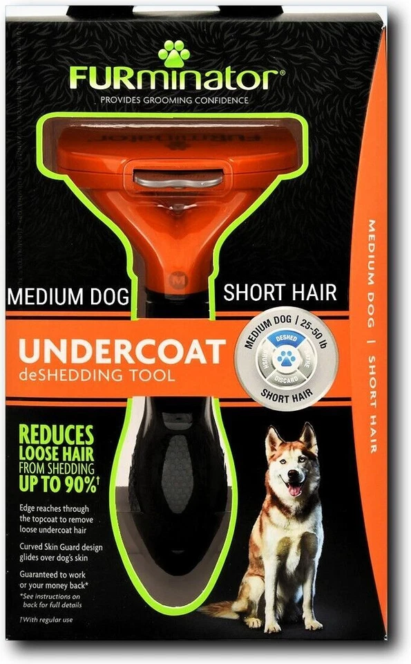 ✨Herramienta de desprendimiento de capa inferior FURminator - Perro mediano, pelo corto - P-92925✨ Foto 1 de 1