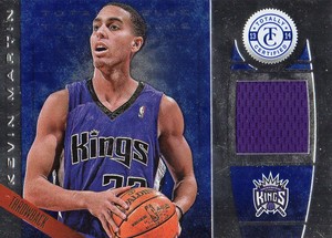 2013-14 Totally Certified Materials Blue Basketball Card #176 Kevin Martin/99 