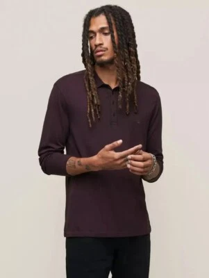 $198 Nuevo Con Etiquetas Nuevo John Varvatos Polo Pequeño Foto 1 de 4