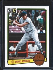 Brooks Robinson - 2017 Panini Donruss #RV-50 - 1983 Retro - Baltimore Orioles