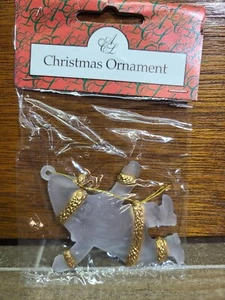 Vintage Ornament 1989 ArtMark Dancing santa - Picture 1 of 2
