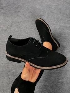 British Mens Style Wedding Business Party Pu Leather Lace Up Dress Casual Shoes - Picture 1 of 3