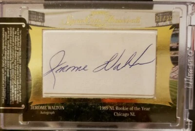 Jerome Walton Gary PETERS 2012 Tristar SignaCuts doble corte automático #/25 Chicago Cubs Foto 1 de 2