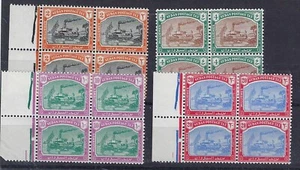 Sudan 1948 Set of Postage Dues Blocks of Four SG D12-D15 MNH Catalog £260+ - Picture 1 of 1