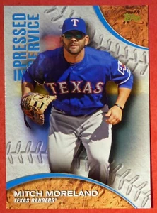 2016 Topps Mitch Moreland Pressed Into Service insert #PIS-1 (Rangers) - Picture 1 of 1