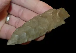 ETLEY PERRY CO MISSOURI AUTENTICO ARTEFATTO INDIANO PUNTA DI FRECCIA RELIQUIA DA COLLEZIONE - Foto 1 di 4