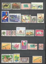 T6425 - COSTA D'AVORIO -LOTTO 25 TEMATICI DIFFERENTI DA CLASSIFICARE- VEDI FOTO