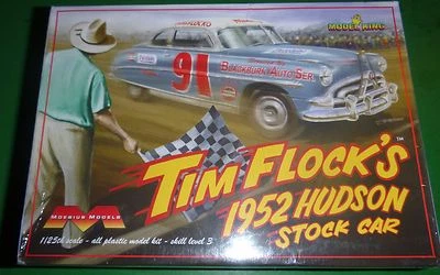 FREE SHIP! MOEBIUS 1202 1952 HUDSON HORNET NASCAR kit McM TIM FLOCK 1/25 - Image 1 of 3