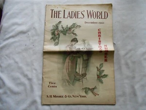 THE LADIES' WORLD Magazine-DECEMBER,1900 CHRISTMAS - Picture 1 of 4