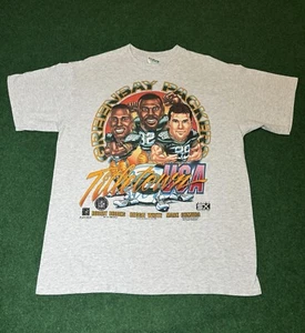 Vintage 90s Green Bay Packers Titletown USA Caricature Reggie White XL T Shirt  - Picture 1 of 7