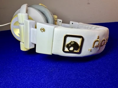 Skullcandy Ti Titanium Stereo Headphones Wired 40mm SC-Tested Work White/Gold - Image 1 of 4