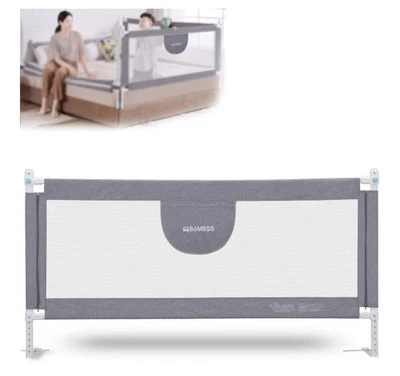 Protector de riel de cama ajustable extra largo para camas Queen y King MBQMBSS para niños pequeños, 77" Foto 1 de 4