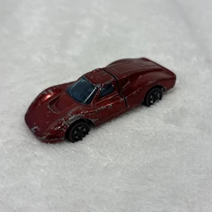 Ford Mark IV Red Enamel 1968 Mattel Redline Hot Wheels Vintage (missing Wheel) - Picture 1 of 13