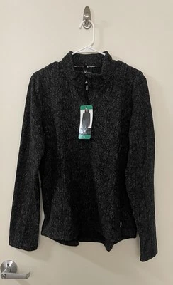 Spyder Damas’ Polar Estampado Media Cremallera - Manga Larga Mujer’s XL Negro Foto 1 de 3