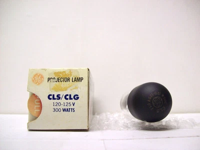 CLS / CLG Proyector Proyector Lámpara Bombilla 120-125V 300W GE AVG. LÁMPARA VIDA ÚTIL 25 HORAS Foto 1 de 4