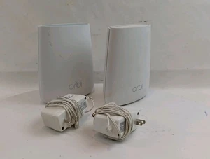 Router Wi-Fi de malla tribanda NETGEAR Orbi RBR20/satélite RBS20 con cables de alimentación # - Imagen 1 de 13