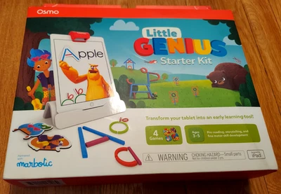 Osmo Little Genius Starter Kit iPad Juego Educativo Edades 3-5 Pre-Lectura STEM Foto 1 de 4