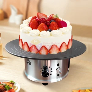 12 Zoll Elektrischer Kuchen Drehteller Creme Streichen Beschichtung Maschine Kuchen Dekorieren - Bild 1 von 14