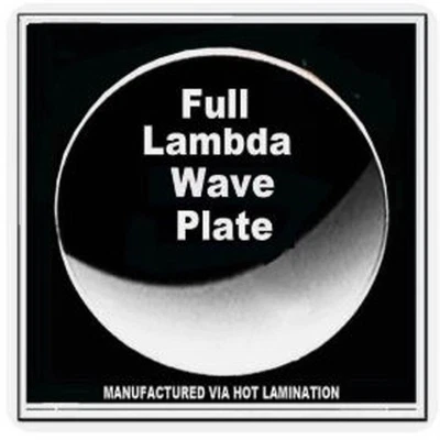 120mm - Full Lambda Wave Plate – for Microscopes - Polarizing Applications. - Image 1 of 2