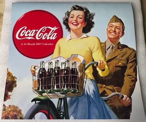 Coca Cola Brand 16 Month 2007 Calendar - Vintage - Picture 1 of 6