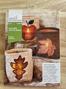 Anita Goodesign Autumn Votive Bags Projects 15 Different Bag Designs NEW PROJ94 - Picture 1 of 4