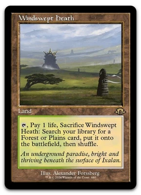 Windswept Heath (Retro Frame) #440 (NM) Modern Horizons 3 MH3 Magic MTG - Image 1 of 2