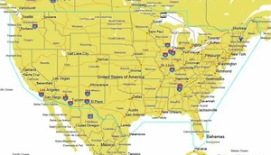 g2 USA LakeVu HD Charts (LUS100F) US Lakes Map Card for Compatible GPS models - Picture 1 of 3