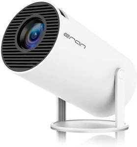 Mini Projector, HY300 PRO Portable Projector, Support 4K 1080P, Dual band white - Picture 1 of 8