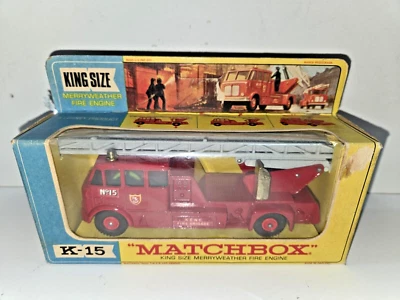Matchbox K-15 King Size: Merryweather Fire Engine - New in original box - Image 1 of 4